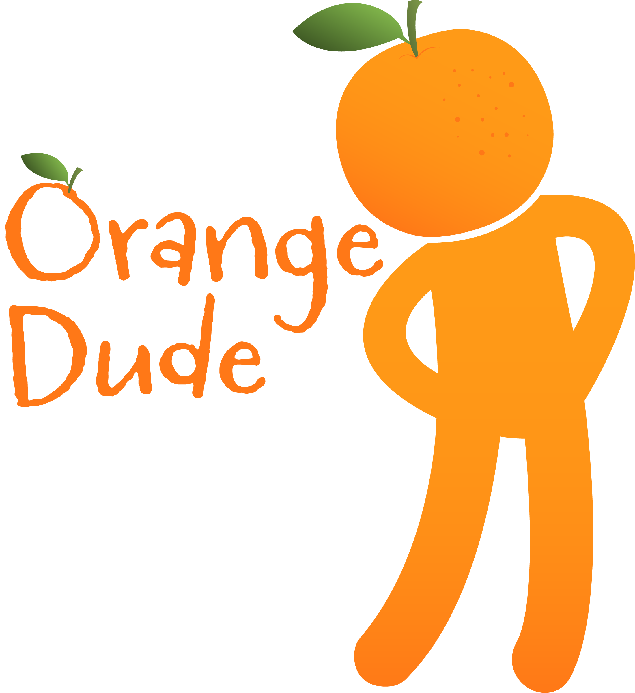 orange dude logo