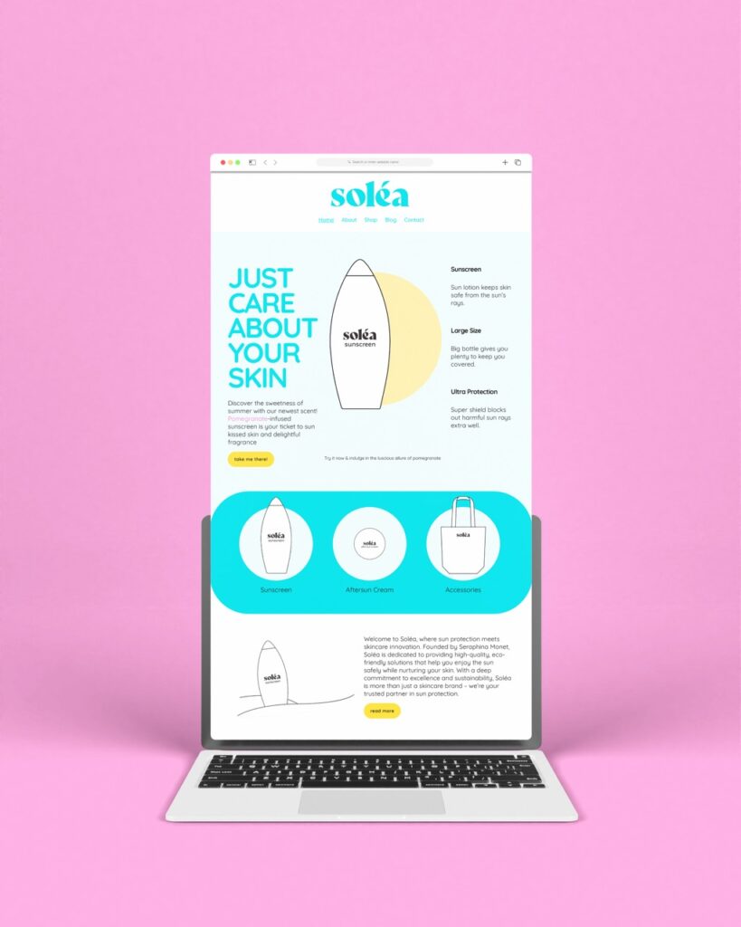 trade fair website mockup 1