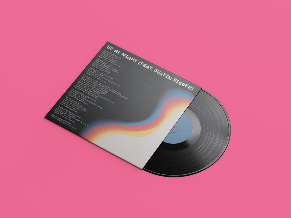 vinyl cover project mockup